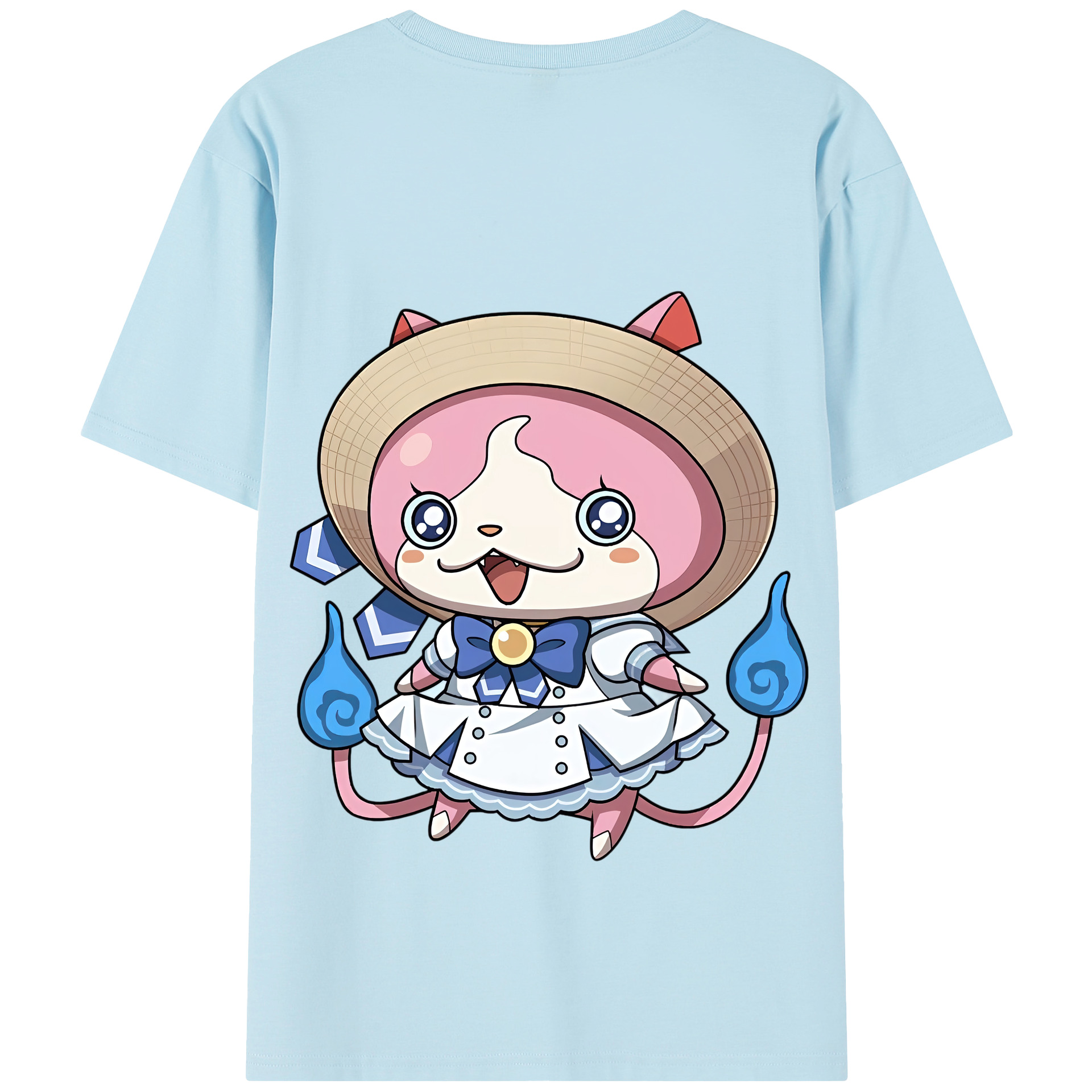 （画像用） 妖怪ウォッチ Yo-kai Watch 綿100％半袖Tシャツ（背面プリント）